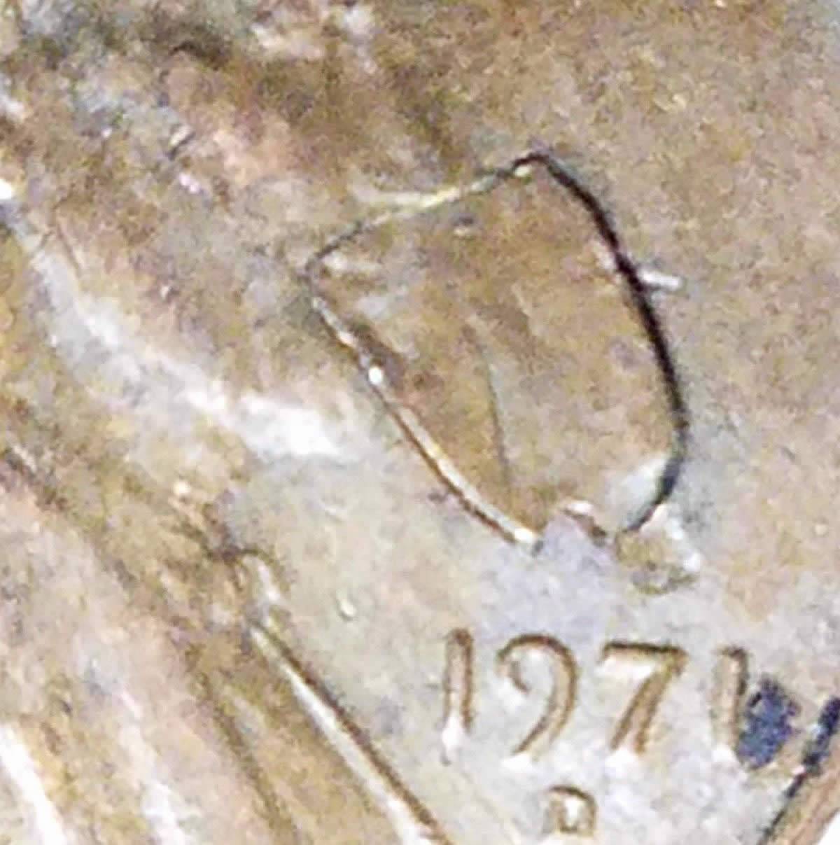 1971-D-Lincoln-Major-Lamination-On-Obverse